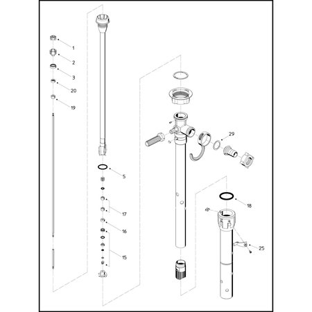 FLUX Rebuild Kit for F426 PP 39" Pump 24-ZORO0283